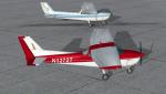 FSX default Cessna 172 red and white N1272T Textures